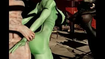 play El rey de la colmena orgía sexual alienígena